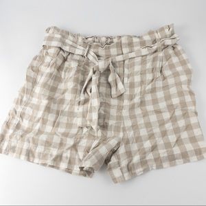 A New Day Brown Checkers Shorts